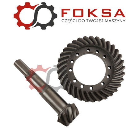 Wałek ataku z kołem talerzowym