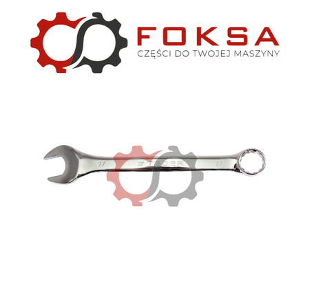 Klucz płasko-oczkowy 27 mm / TEGER