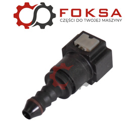 Szybkozłącze przewodu paliwowego z oringiem (tekalan) prosty, przewód 7,89mm, 6