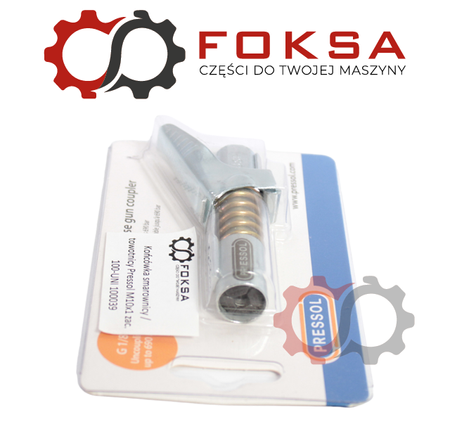 Końcówka smarownicy / towotnicy Pressol M10x1 zaciskowa