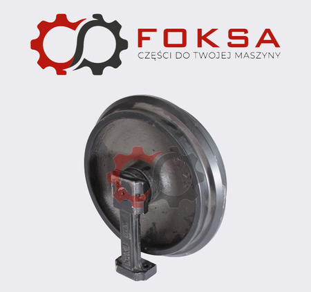 Koło napinające gąsienicy kompletne z prowadnicami