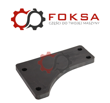 Płyta gumowa boczna schodków lewego wejścia