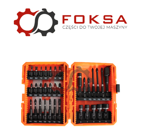 Zestaw bitów udarowych do wkrętarek (33 el.) / TEGER