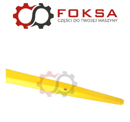 Ząb ładowacza czołowego uniwersalny (zagięty przy mocowaniu) PQ