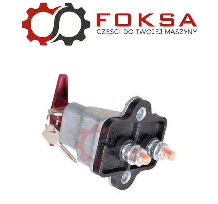 Odłącznik akumulatora / wyłącznik masy - hebel z kluczykiem