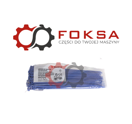 Opaska kablowa / trytytka WURTH- niebieska (op 100 szt)