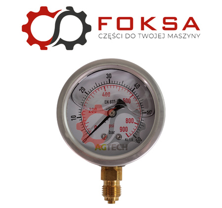 Manometr glicerynowy 0-60bar